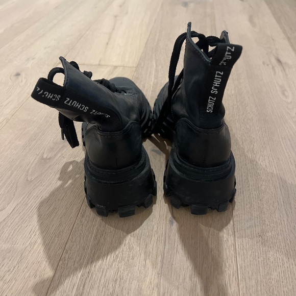 Schutz Orly lug sole combat boots - Picture 2 of 2